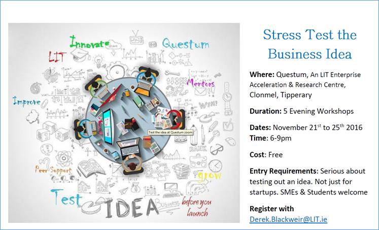 Stress Test the Business Idea, Questum